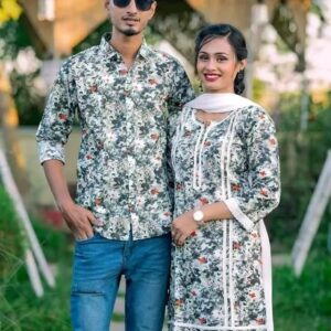 শার্ট এবং টু পিস কাপল সেট